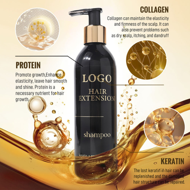 Custom OEM Silicon Mix Oil Private Label Hair Extensions Shampoo Best-selling Sulfate Free Shampoo and Conditioner and Hair Mask