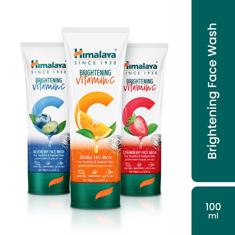 Himalaya Brightening Vitamin C Orange Face Wash-100ml